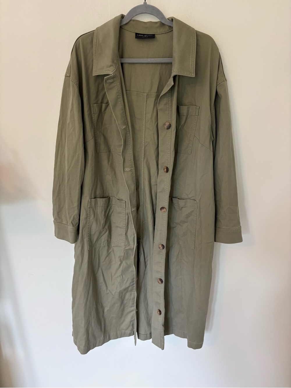 Lane Bryant Long Green Barn Jacket